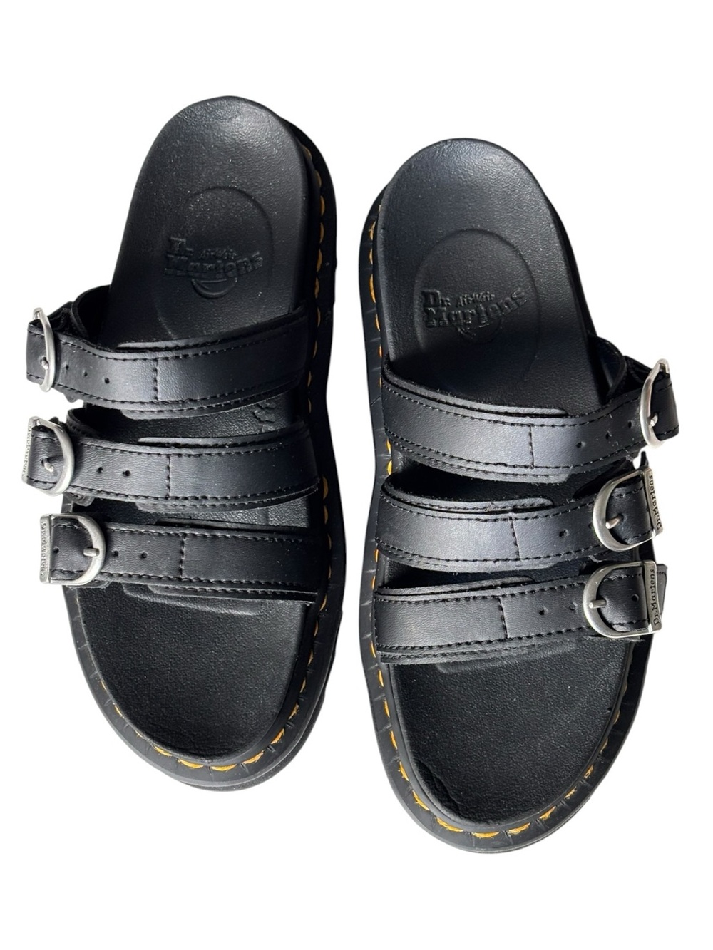 Dr. Marten’s Blaire Slide BLAIRE flat sandals in black | size 5 USL - Picture 4 of 13